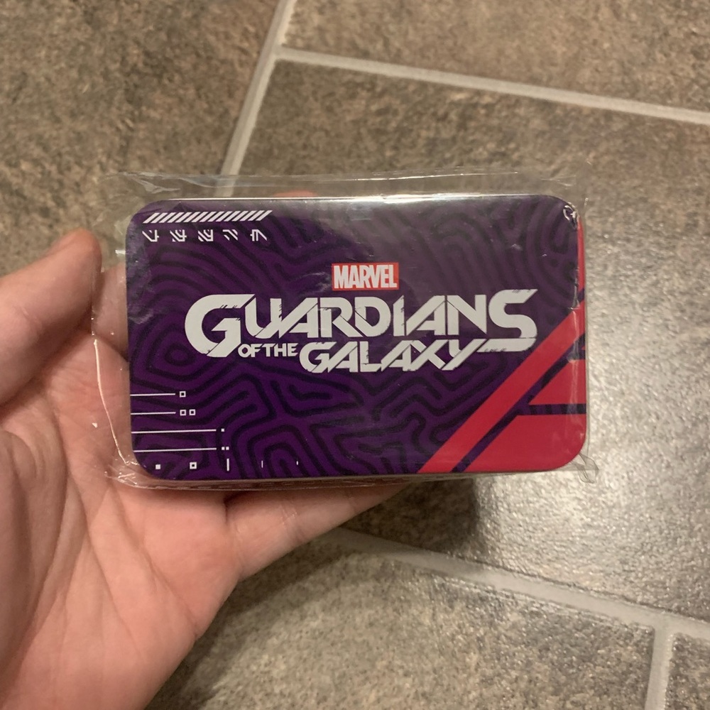 Guardians of the Galaxy Gamestop Pre-order Bonus Tin & Business Card Unused Code